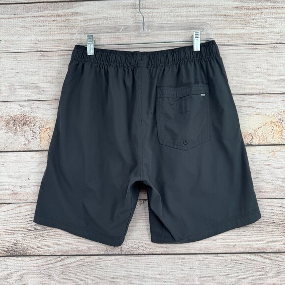 Vuori Kore Lined Shorts Men's Size 30 Gray Drawstring Embroidered Logo - Picture 2 of 9